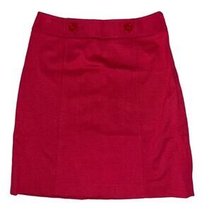 Ann‎ Taylor hot pink straight woven skirt 2